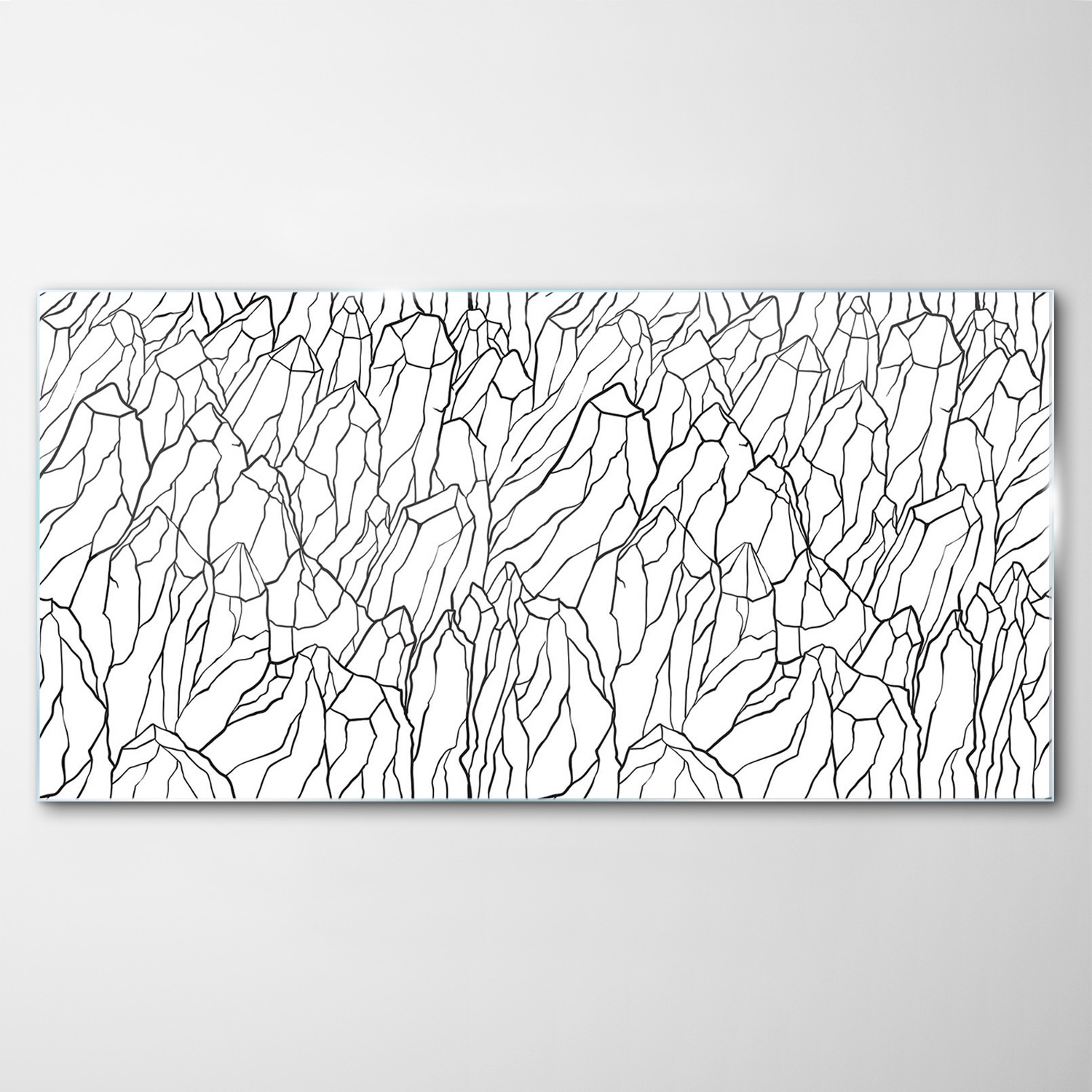 Tvrdený sklenený obraz Art Hora Krajina 100x50