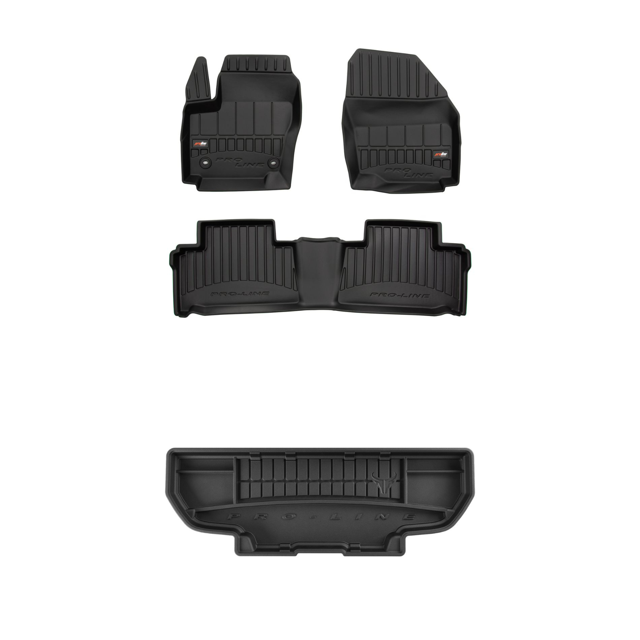 Sada gumových kobercov a rohoží pre Ford Galaxy II 2009-2015