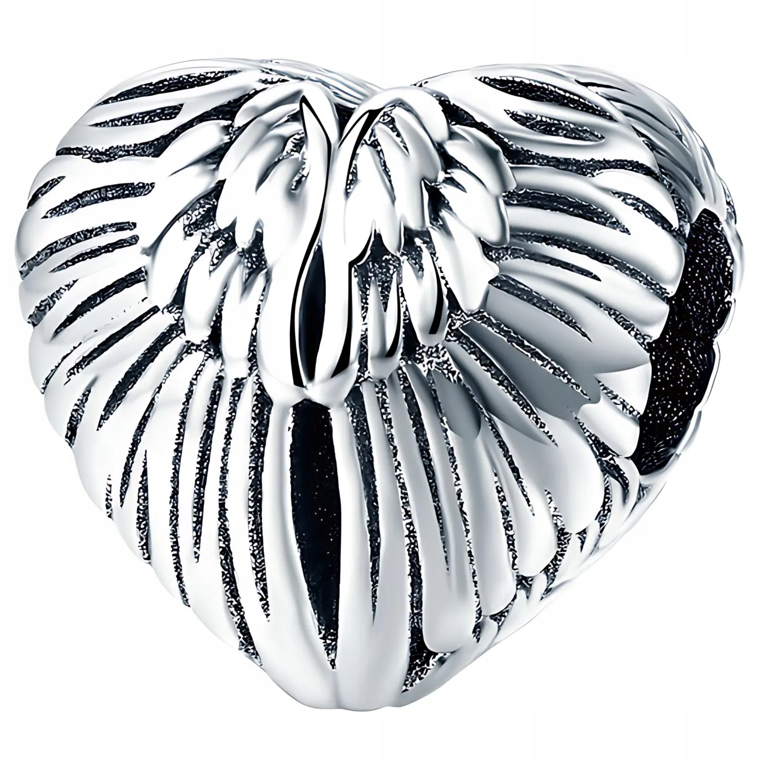 Charms Přívěsek Stříbro 925 Srdce z andělských křídel Andělská křídla