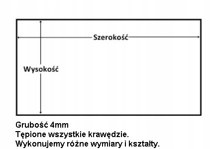 MOCNA SZYBA DO KOMINKA PIECA KOMINKOWA ŻAROODPORNA Typ Inne elementy