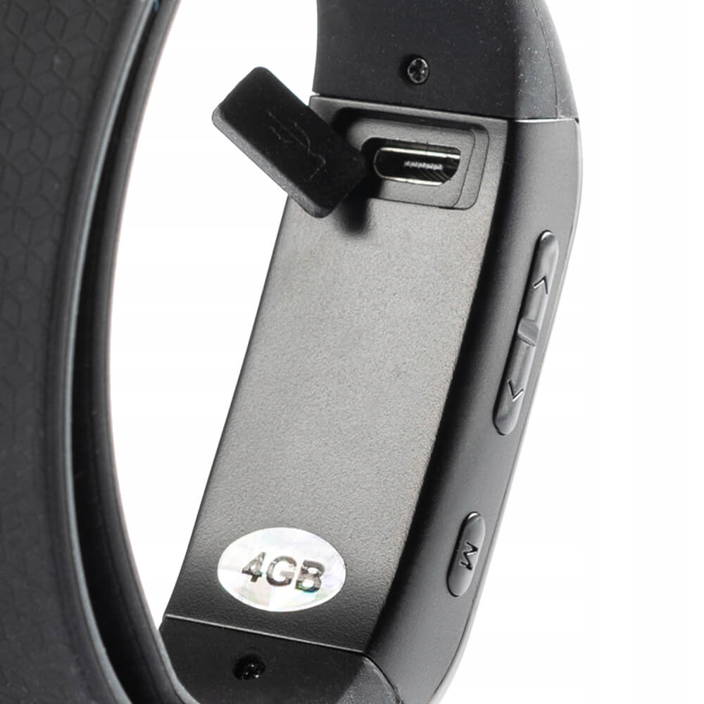 Dyskretny mini dyktafon w zegarku, smartwatch MVR-405 detekcja dźwięku 16GB Stan opakowania oryginalne