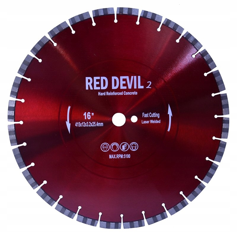 Diamantový kotouč na betonu Red Devil 415 mm Praxer