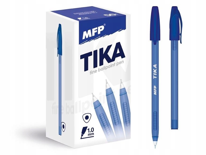 DŁUGOPIS TIKA 107 NIEBIESKI (50SZT), MFP