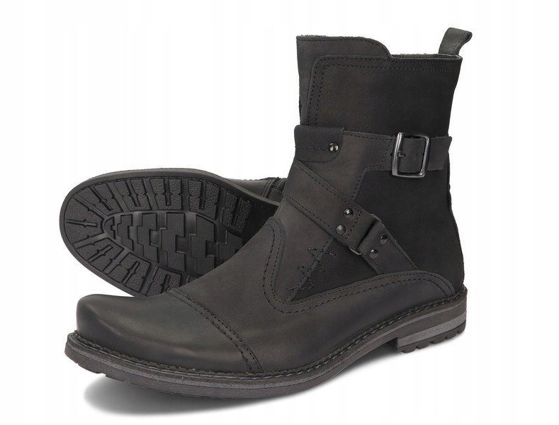 SZTYBLETY MĘSKIE MILITARNE POLSKIE SKÓRA 82 CZ 40 Model SZTYBLETY