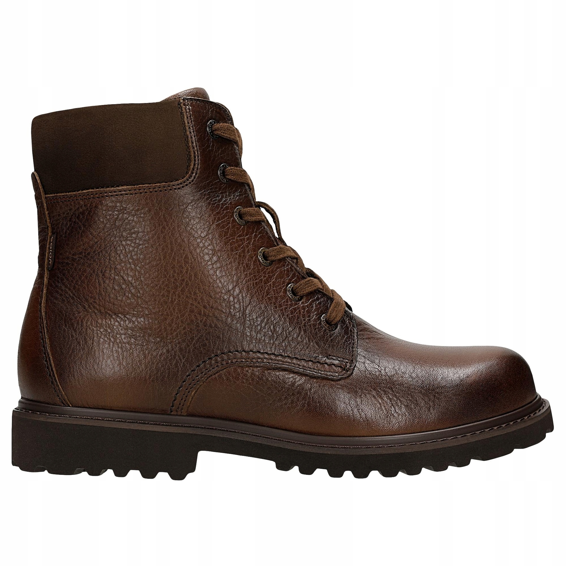 Hnědé pánské workery z lícové kůže vel. 44