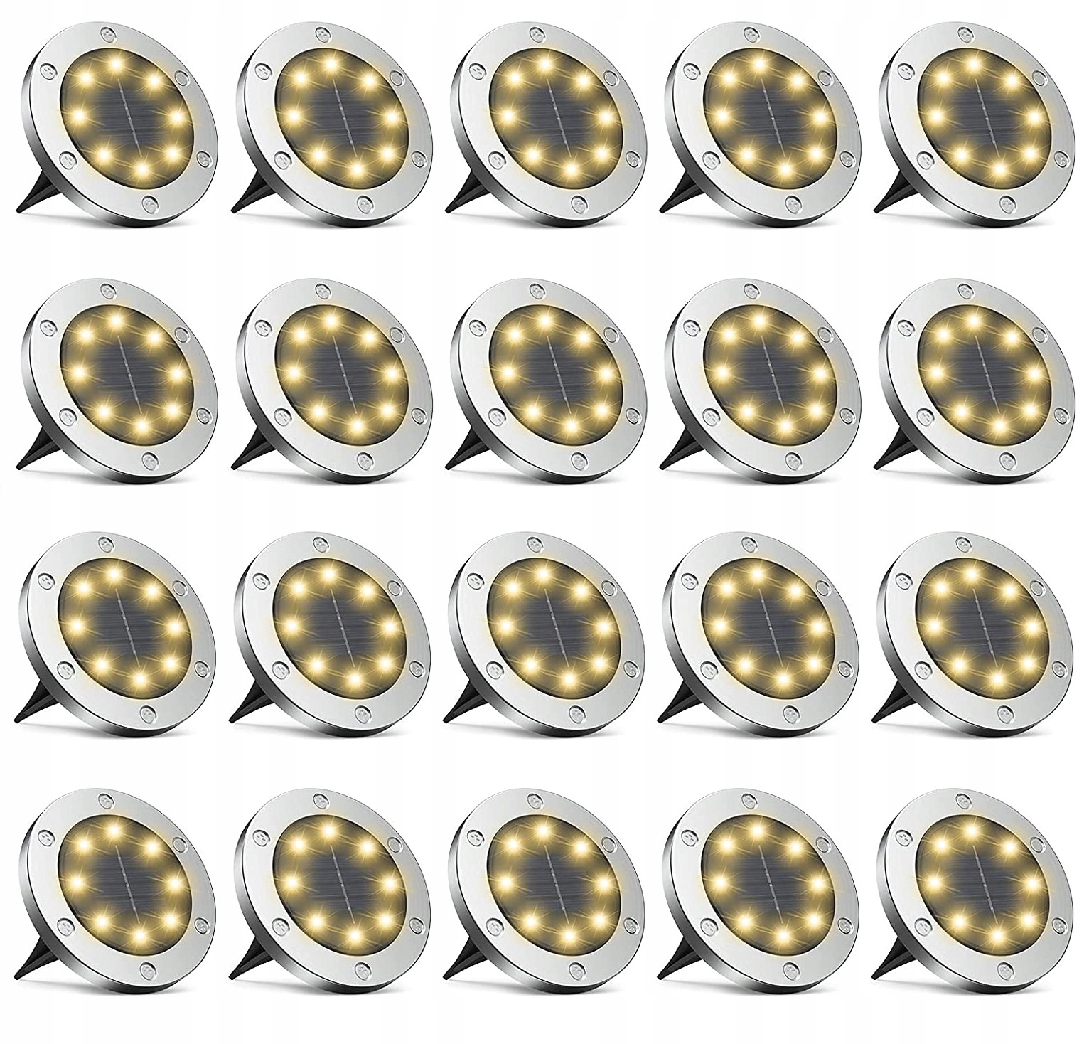 

Lampa Solarna Najazdowa Gruntowa 8LED 20 Sztuk