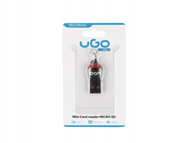 

Mini Czytnik Kart Usb Ugo Kea CR100 Micro Sd 480 M