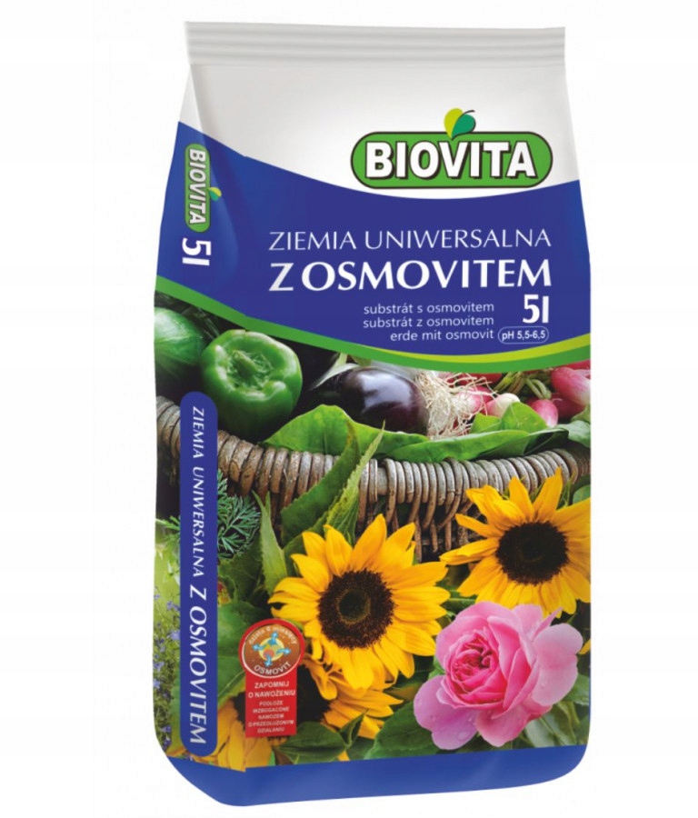 

Ziemia Uniwersalna Z Osmovitem 5L Biovita