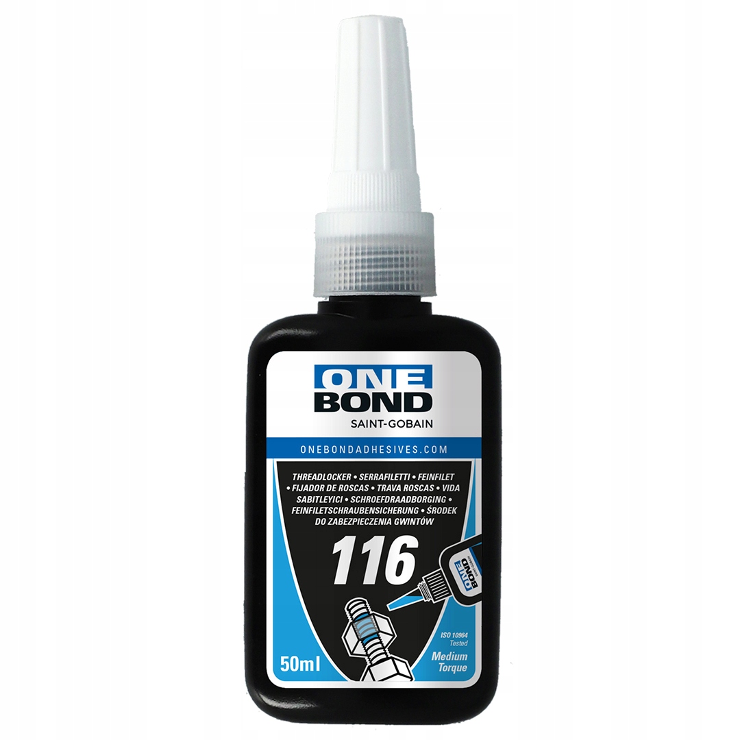 

Klej do gwintów śrub zrywalny 50ml OneBond 116