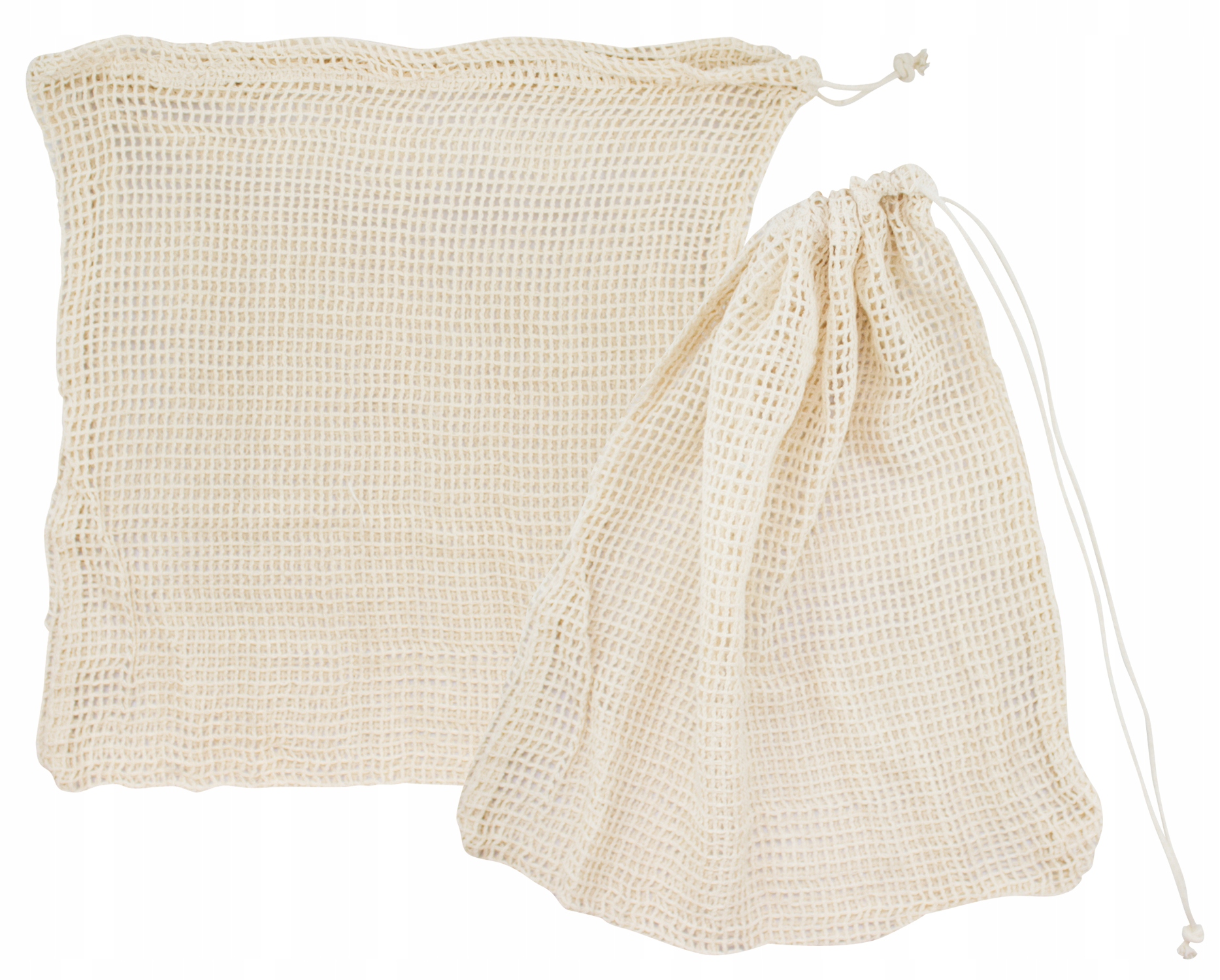 

Eko worek woreczek zero waste na zakup bawełna L