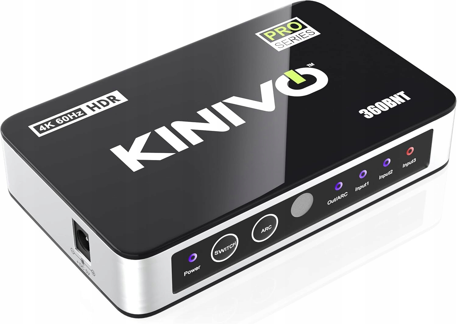 Kinivo Hdmi prepínač s audio extraktorom 360BNT