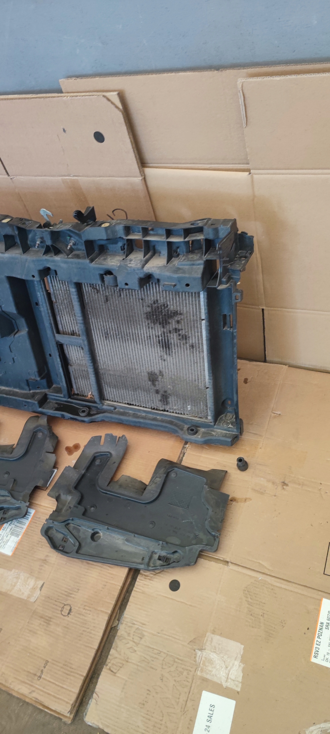 CITROEN C3 II LIFT 13-16 support panel for radiators pillar complete 1.0 VTI 1.2 VTI