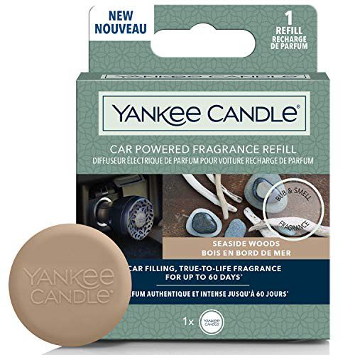 YANKEE CANDLE CAR POWERED SEASIDE WOODS CAR DIFFUSER REFILL 1 PC