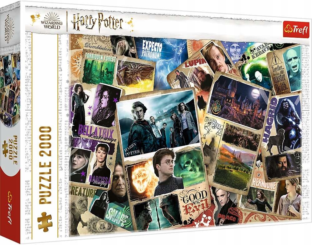 

Puzzle Harry Potter Kolaż Z Bohaterami 2000 Elem.