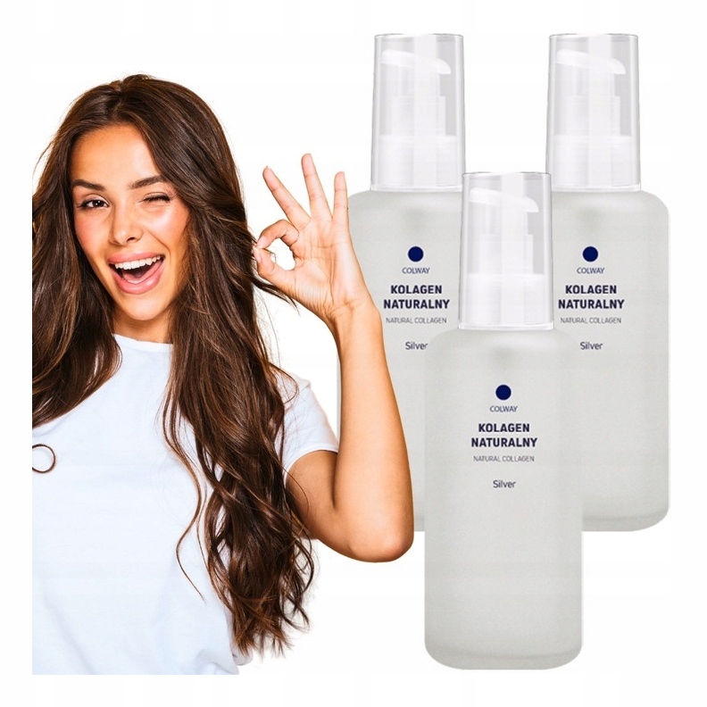 3x Přírodní rybí kolagen Silver Colway 200 ml strie, celulitida