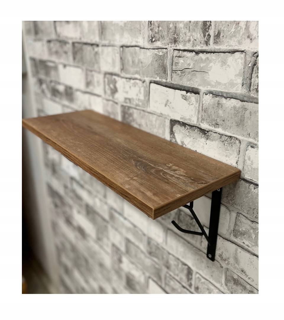 Półka wisząca ścienna loft 82cm różne kolory