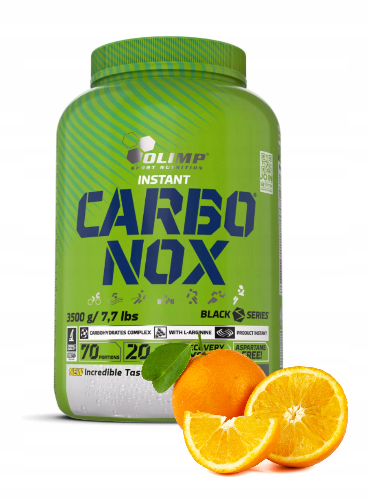 Olimp Carbonox 3500 g Orange Sacharidy před tréninkem Výkon Energie