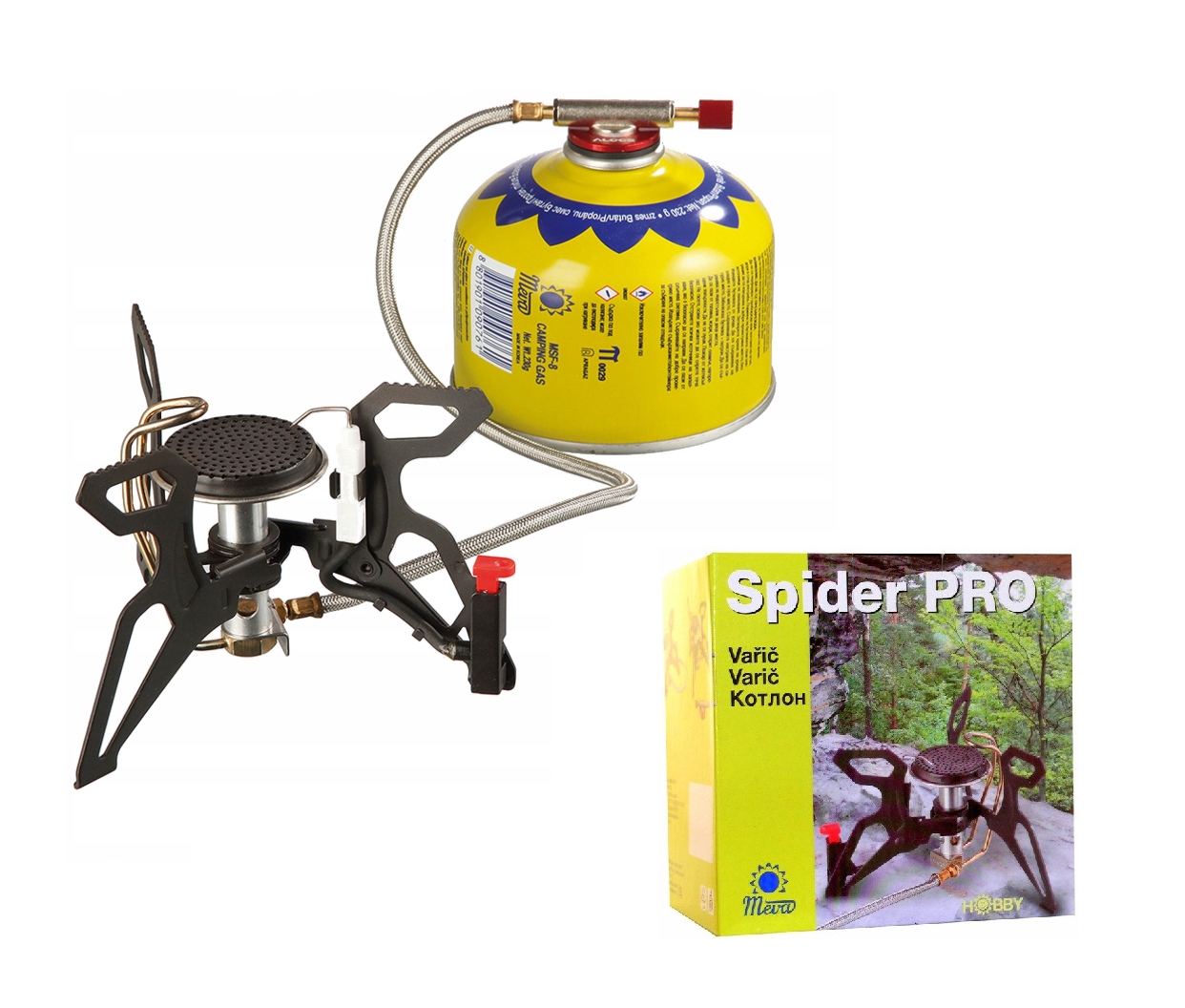 Kuchenka Meva Spider Palnik Piezo kartusz 230 g