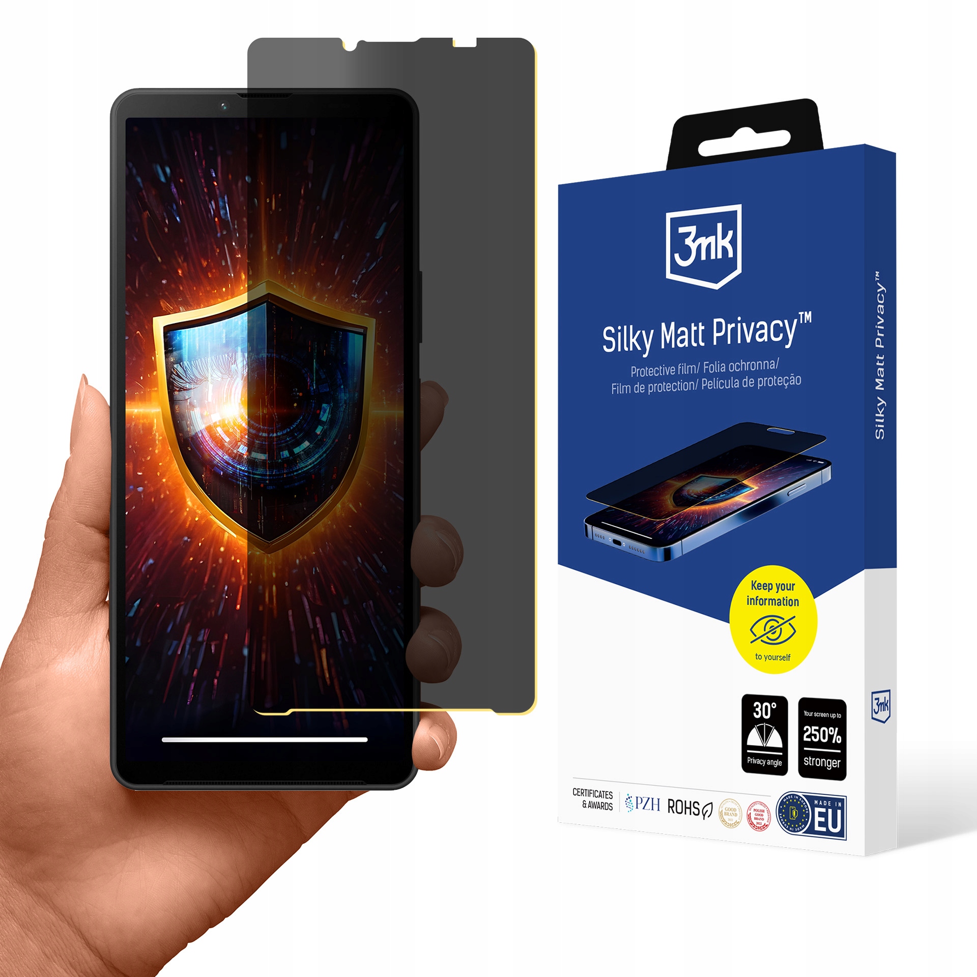 3MK Silky Matt Privacy Folia Ochronna Do Sony Xperia 10 V Zabezpieczenie