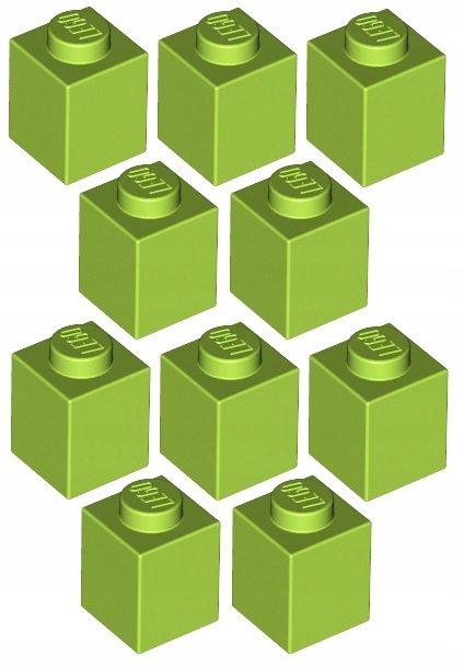 

Lego Klocek 1x1 Limonka/Lime (3005/4220634) x10