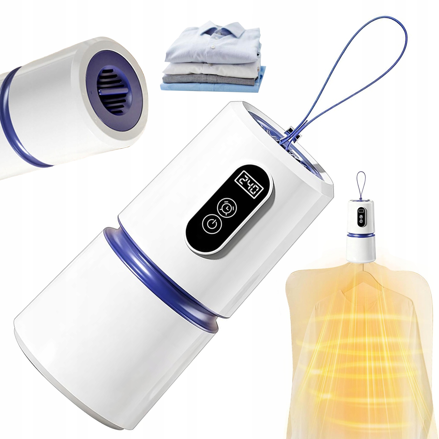Levně Inteligentní Přenosná Sušák Na Prádlo Elektrická Mini