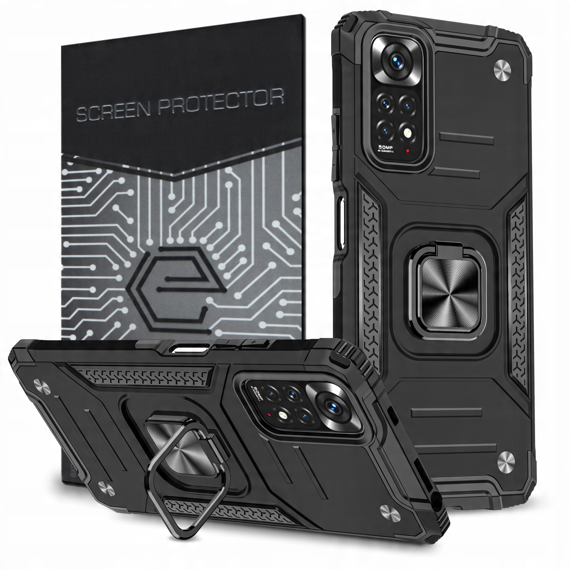 

Etui Pancerne+szkło do Redmi Note 11 Pro Pro 5G