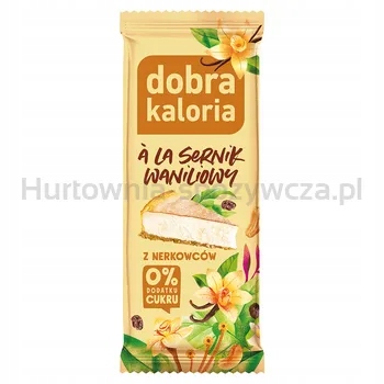 Levně Dobra Kaloria Tyčinka z kešu ala vanilkový cheesecake 35 g