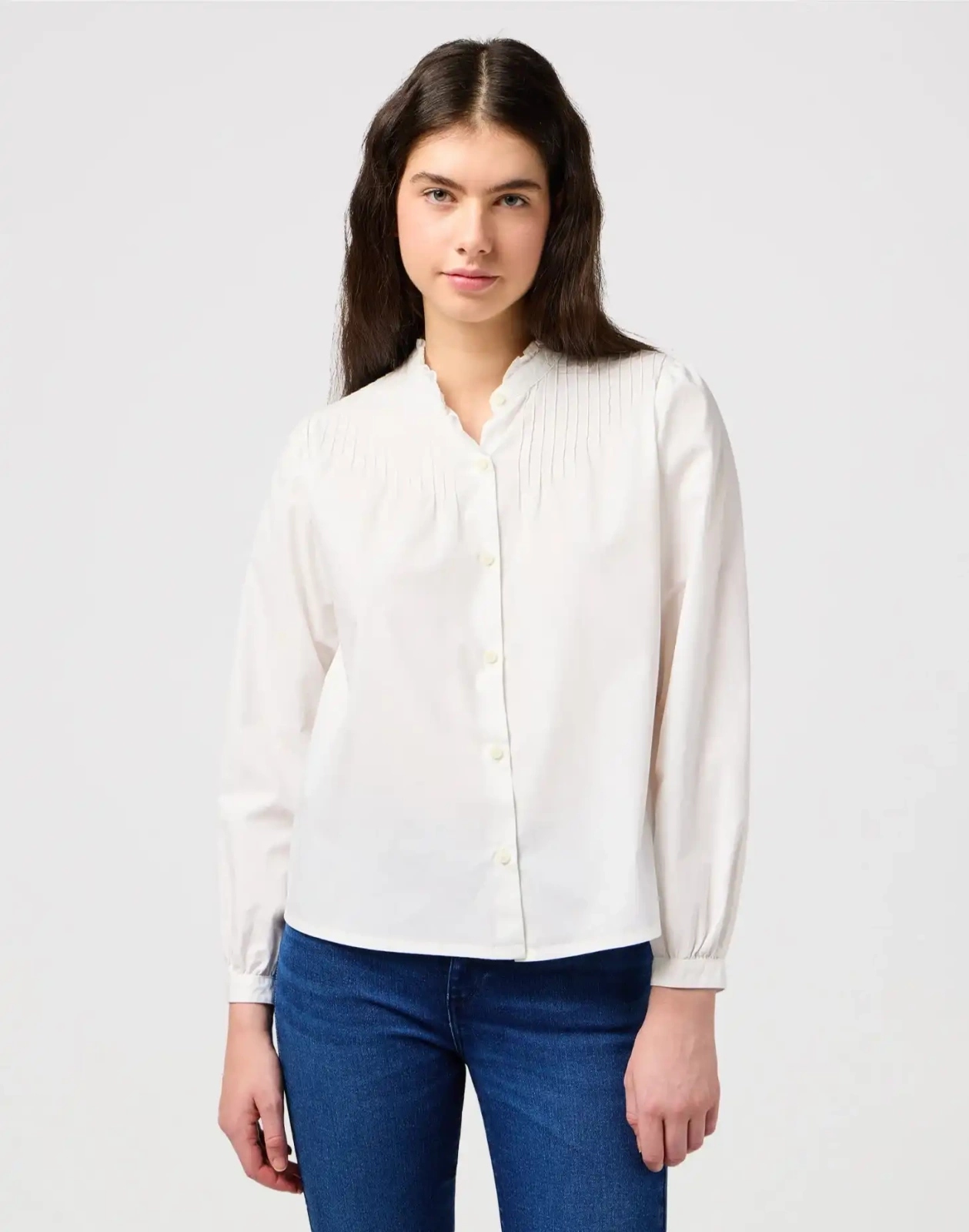 Dámská košile Wrangler Pintuck Blouse White 112350291 L