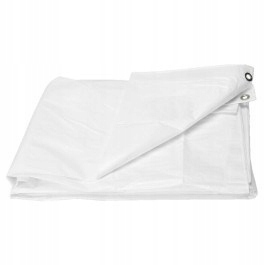 Plachta 5,2 x 7,1 m biela 90 g/m2 pokrytie pre stromové stroje