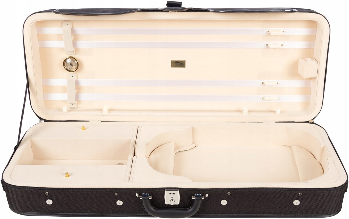 Violové pouzdro z violové pěny Premium 36-44 M-case Černá Krémová