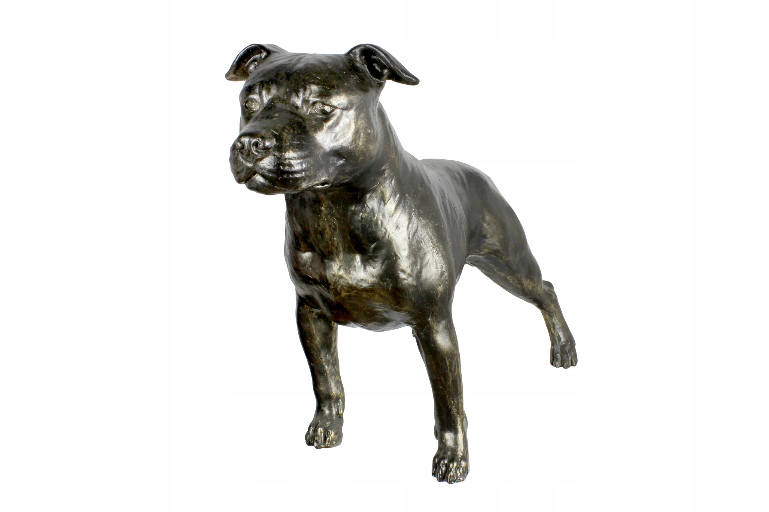 Staffordshire Bull Terrier socha psa v prirodzenej veľkosti