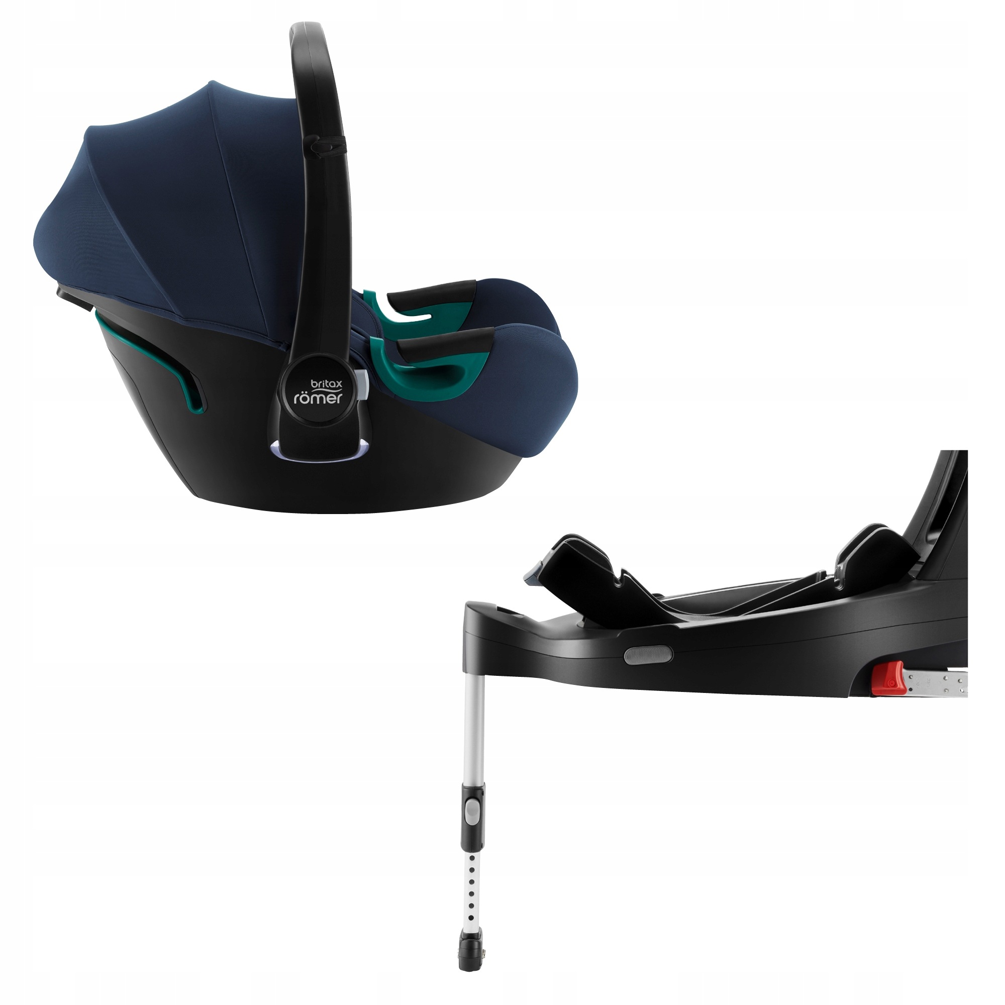 Britax-Romer Baby-Safe iSense (0-13 kg) Fotelik z bazą Flex Indigo blue