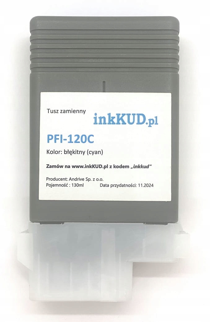 Tusz Canon PFI-120 C zamiennik do Canon TM-200 TM-250 TM-300 TM-350