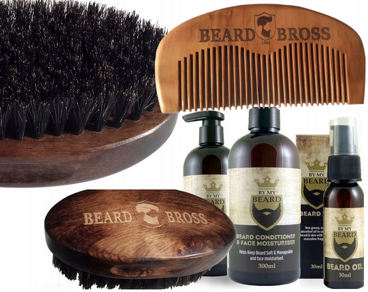 

Zestaw Do Brody By My Beard Szczotka Beard Bross