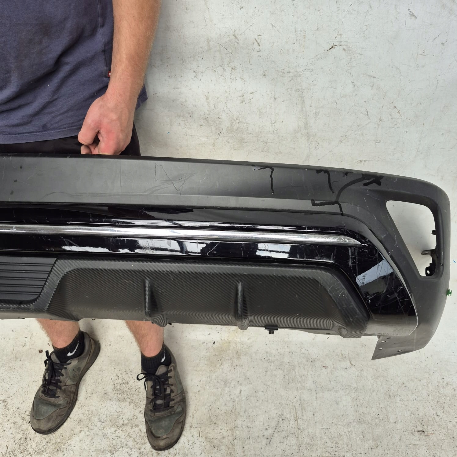 MITSUBISHI ECLIPSE CROSS SPORT LIFT 20-> DOL accessori spoiler Paraurti posteriore