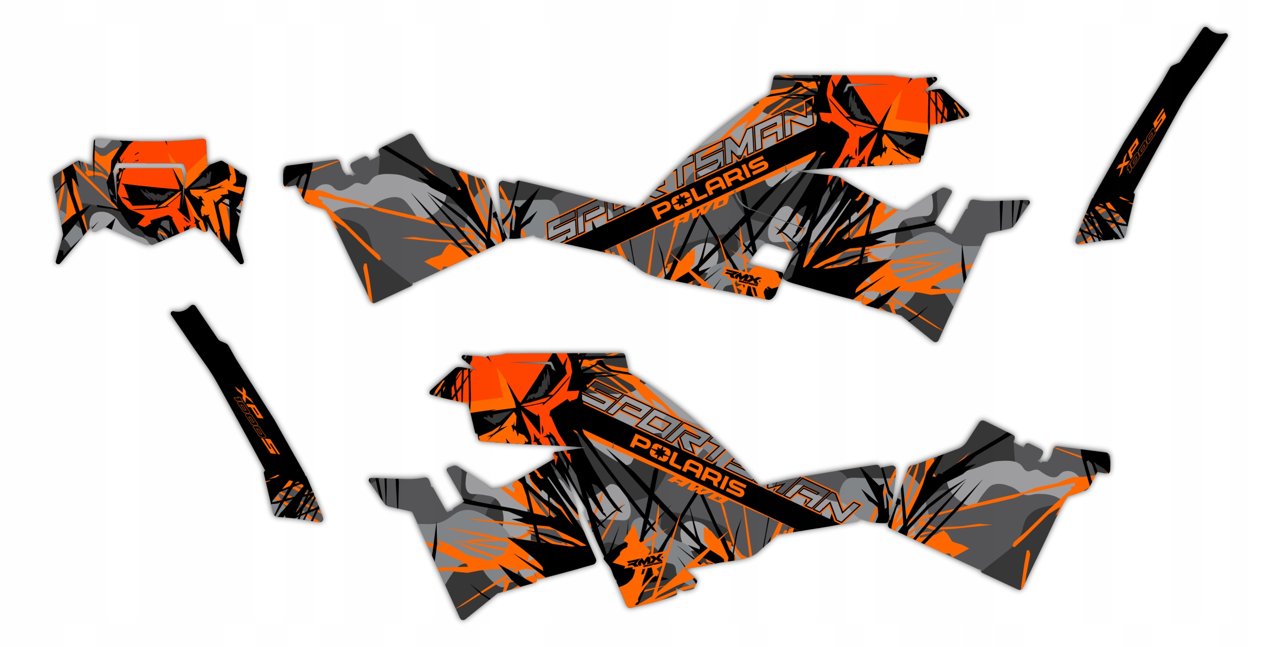 Dýha Nálepky štvorkolka Polaris Sportsman Xp 1000 S 2024 2025