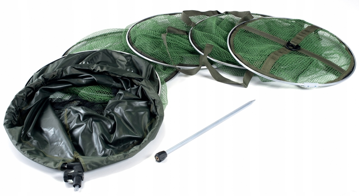 Siatka na ryby Okrągła 45cm 250cm Gumowana Sztyca