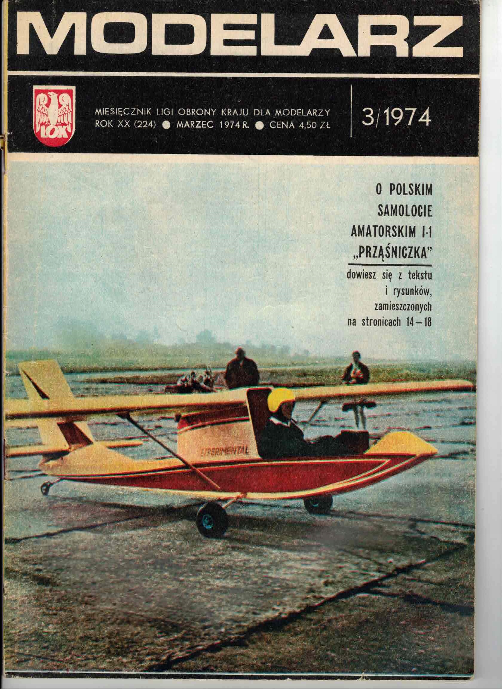 Modelarz 3/1974 francuski nIszczyciel LE TERRIBLE