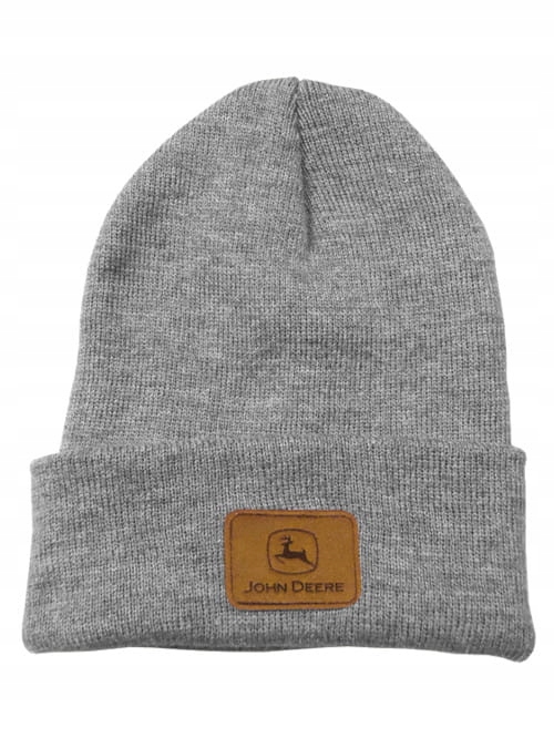

Czapka zimowa szara beanie John Deere