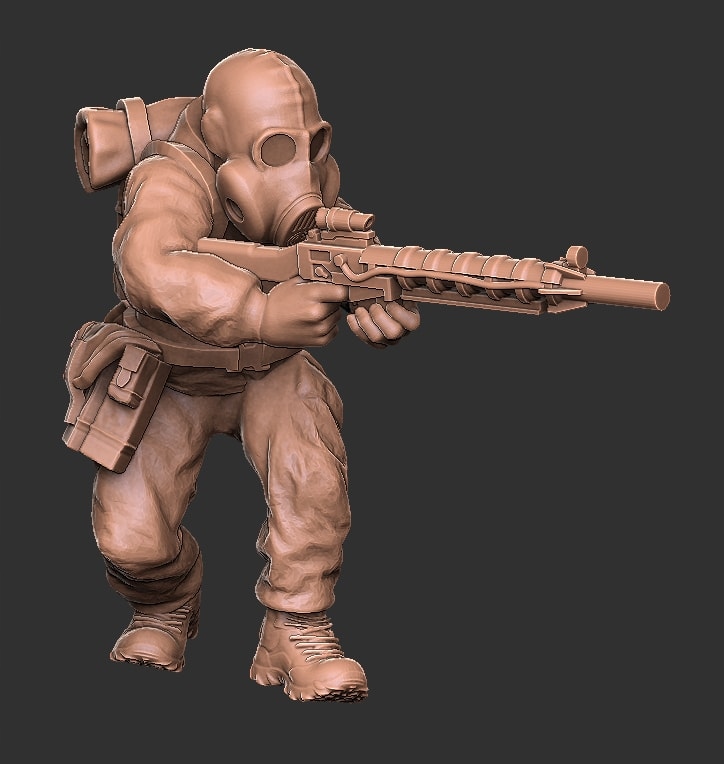 Stalker v1 for Stalker game mr3DPrint 28 mm