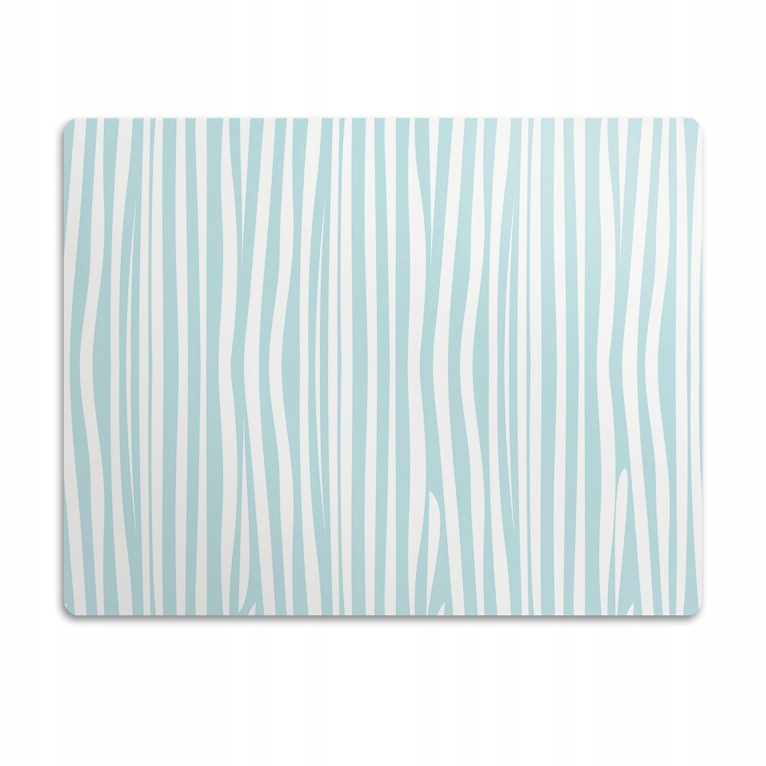 Levně Pro psa podložka pod misku Vzor zebry tyrkysová 60x40