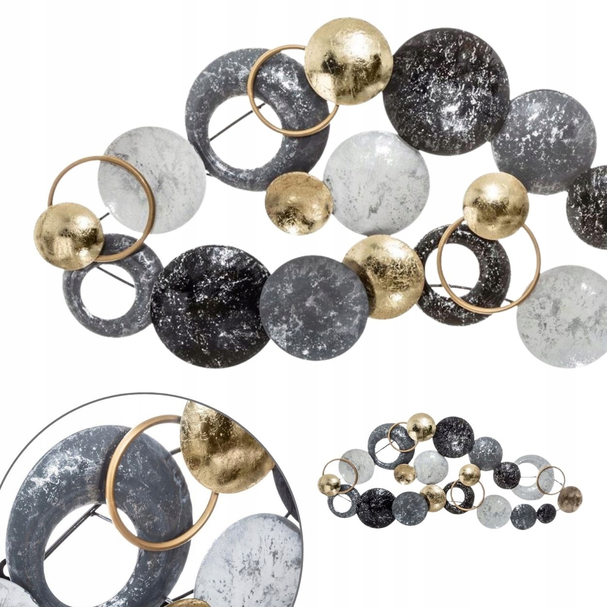 Originální nástěnná ozdoba do obývacího pokoje, 3D metaloplastika, dekorace do obývacího pokoje