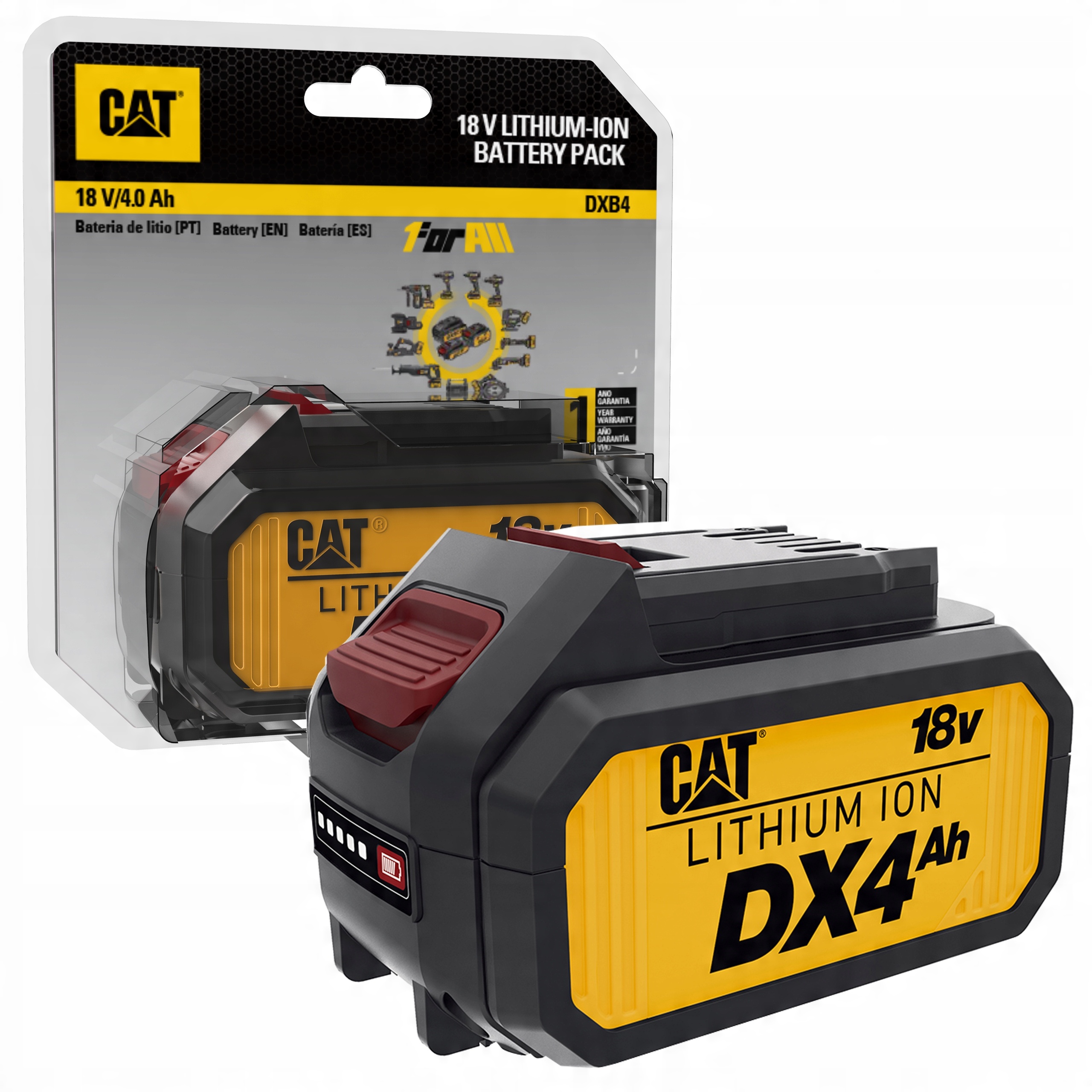 

Akumulator Cat DXB4 18V 4.0Ah Litowo-jonowy