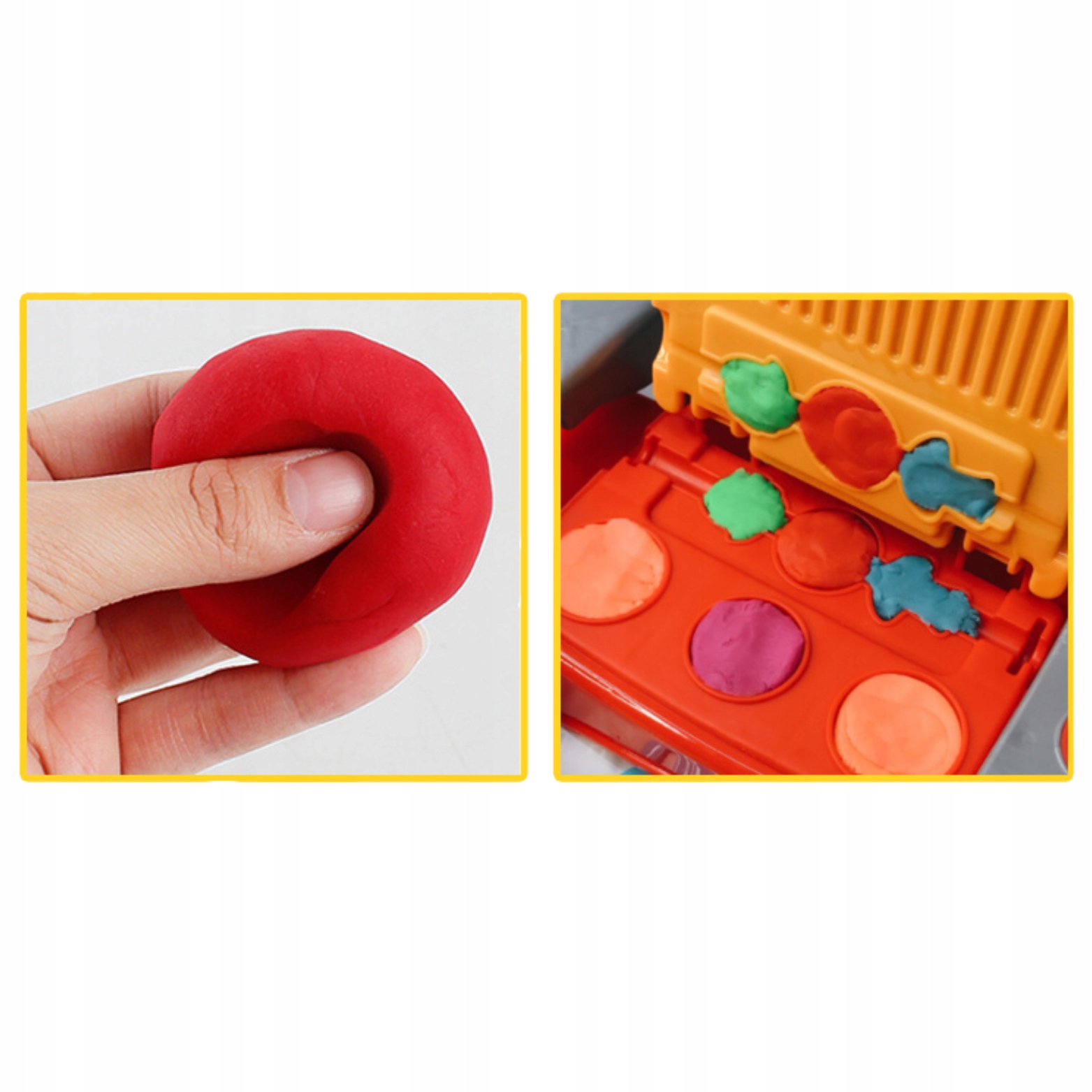 CIASTOLINA MASA PLASTYCZNA CIASTO MAKARON ZESTAW KREATYWNY MASZYNKA BURGER Certyfikaty, opinie, atesty CE EN 71