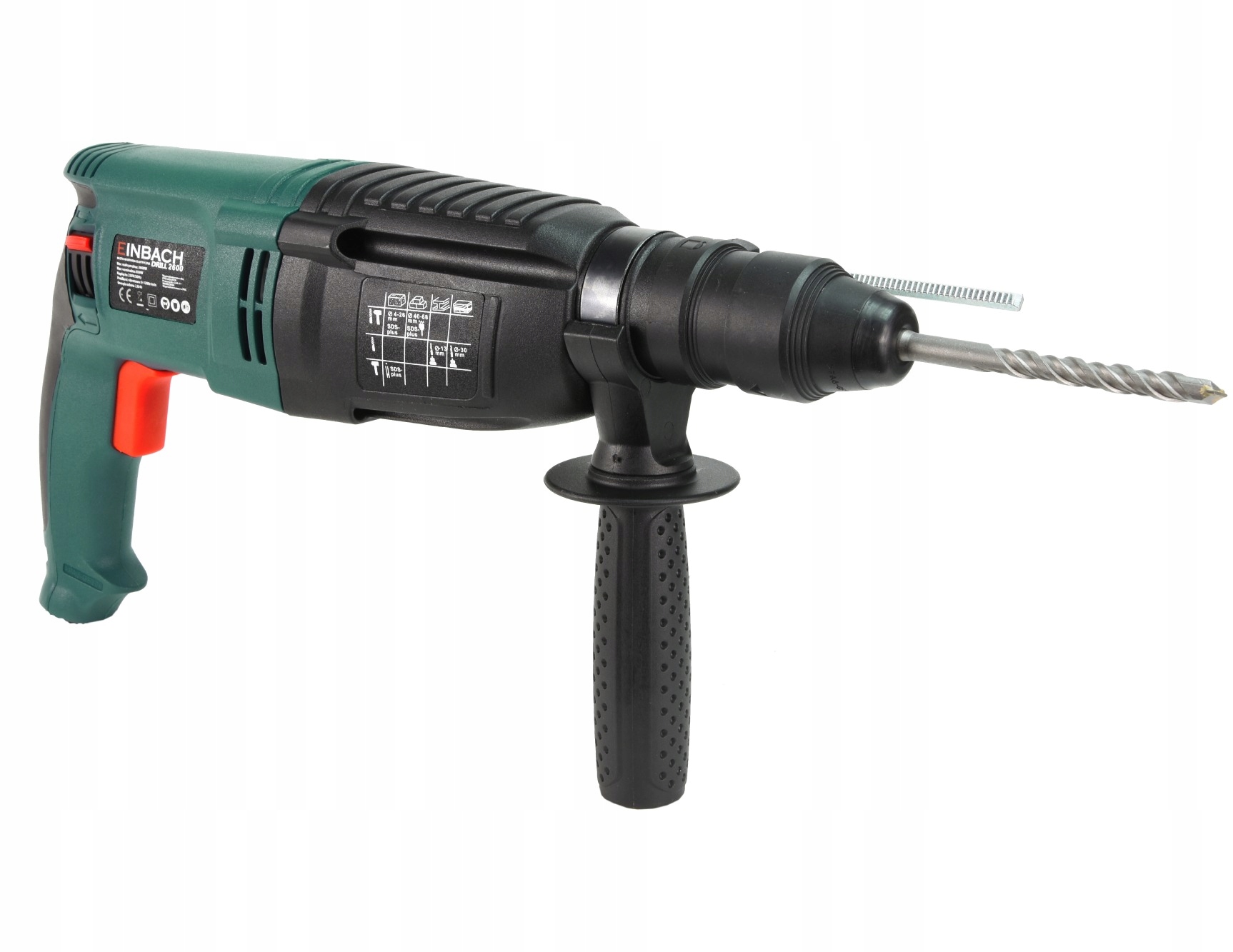 MŁOTOWIERTARKA WIERTARKA MŁOT UDAROWY SDS+ MOCNA WALIZKA ZESTAW WIERTEŁ Kod producenta młotowiertarka SDS + mocna