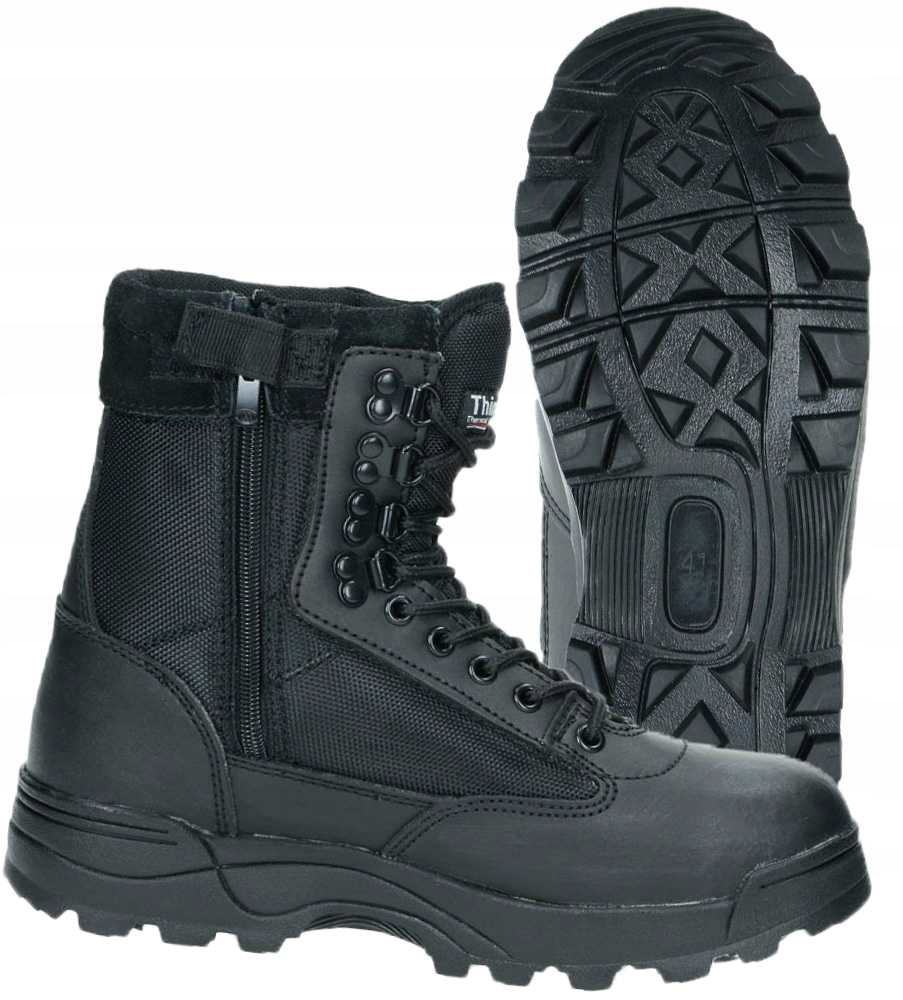 Taktické boty Brandit Zipper Thinsulate černé 41