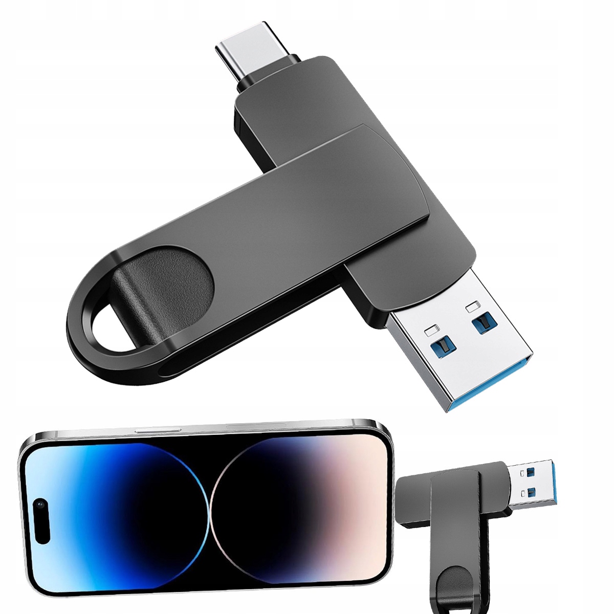 Pendrive 512 Gb Usb 3.1 Dual Usb-c Typ C szybka pamięć Usb-a