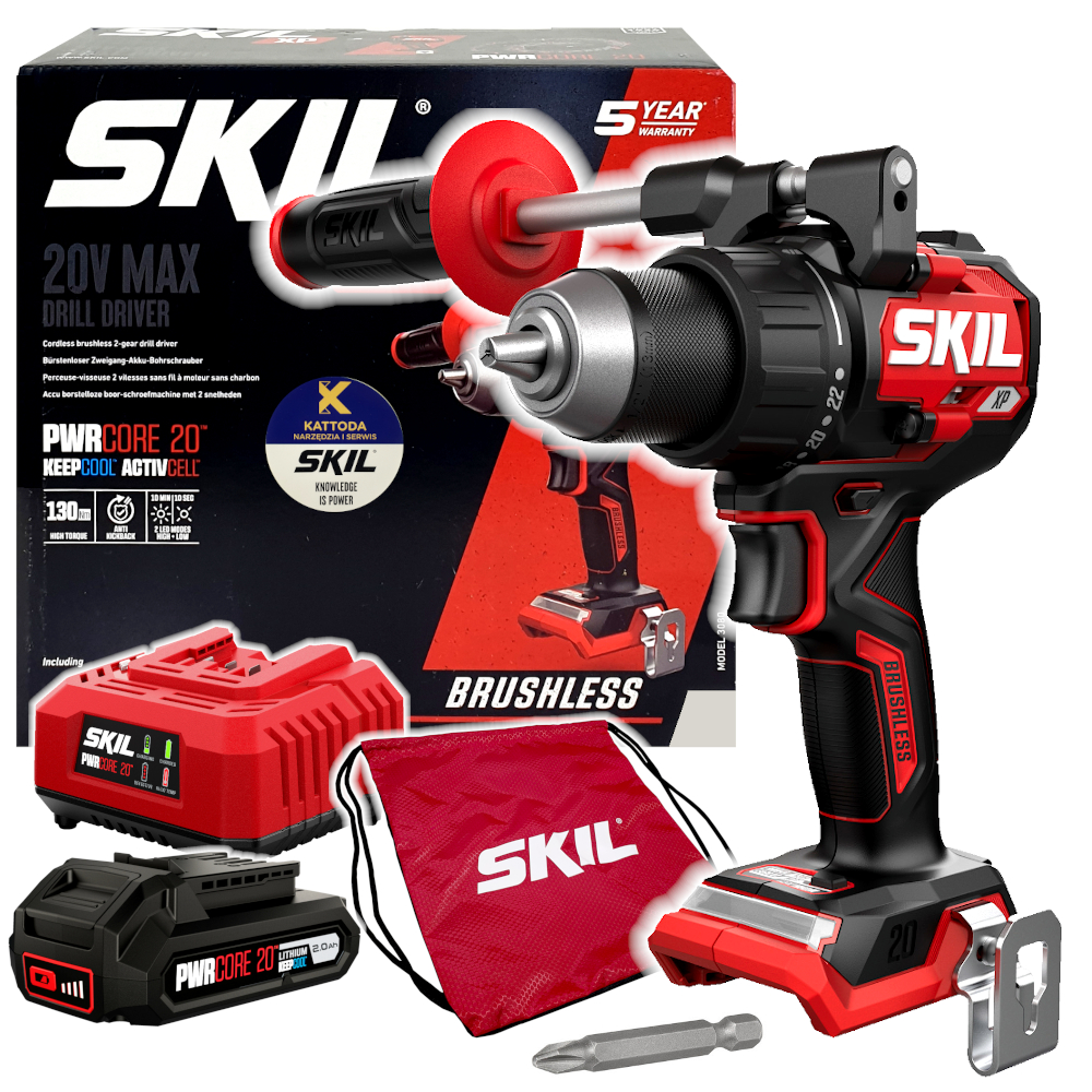 Wkrętarka Skil 20V 3080 130Nm 2x2.0Ah