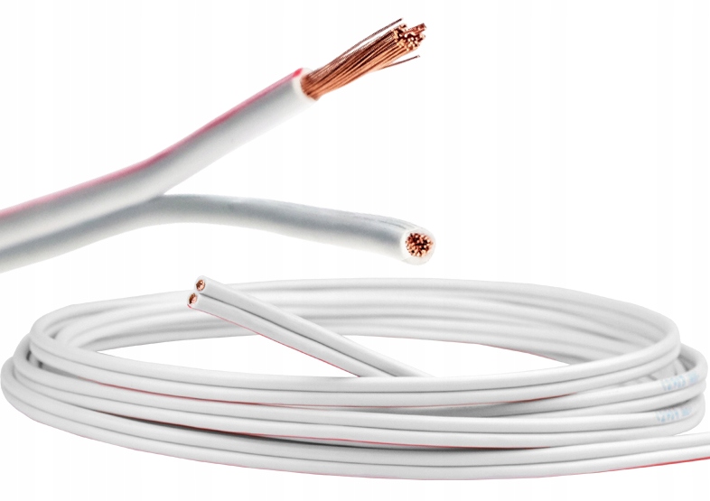 

Kabel Głośnikowy Polski Czysta Miedź 2x4,0mm 100m