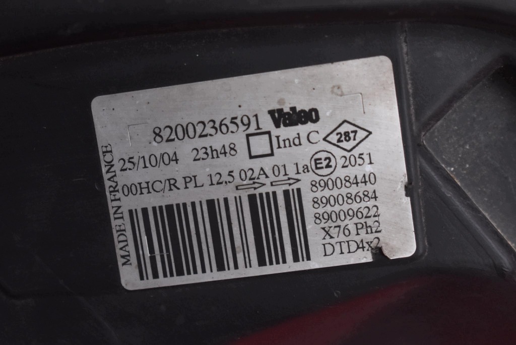 REFLEKTOR right light front EU 8200236591 RENAULT KANGOO 1 and LIFT 03-09